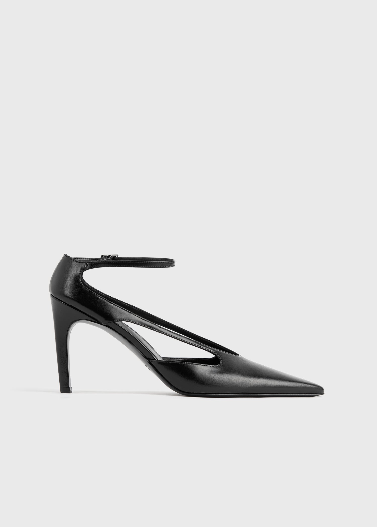 LEATHER STILETTO PUMPS