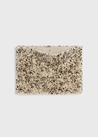 STRACCIATELLA SHEARLING MUFF
