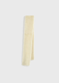 SHEARLING TUXEDO SCARF
