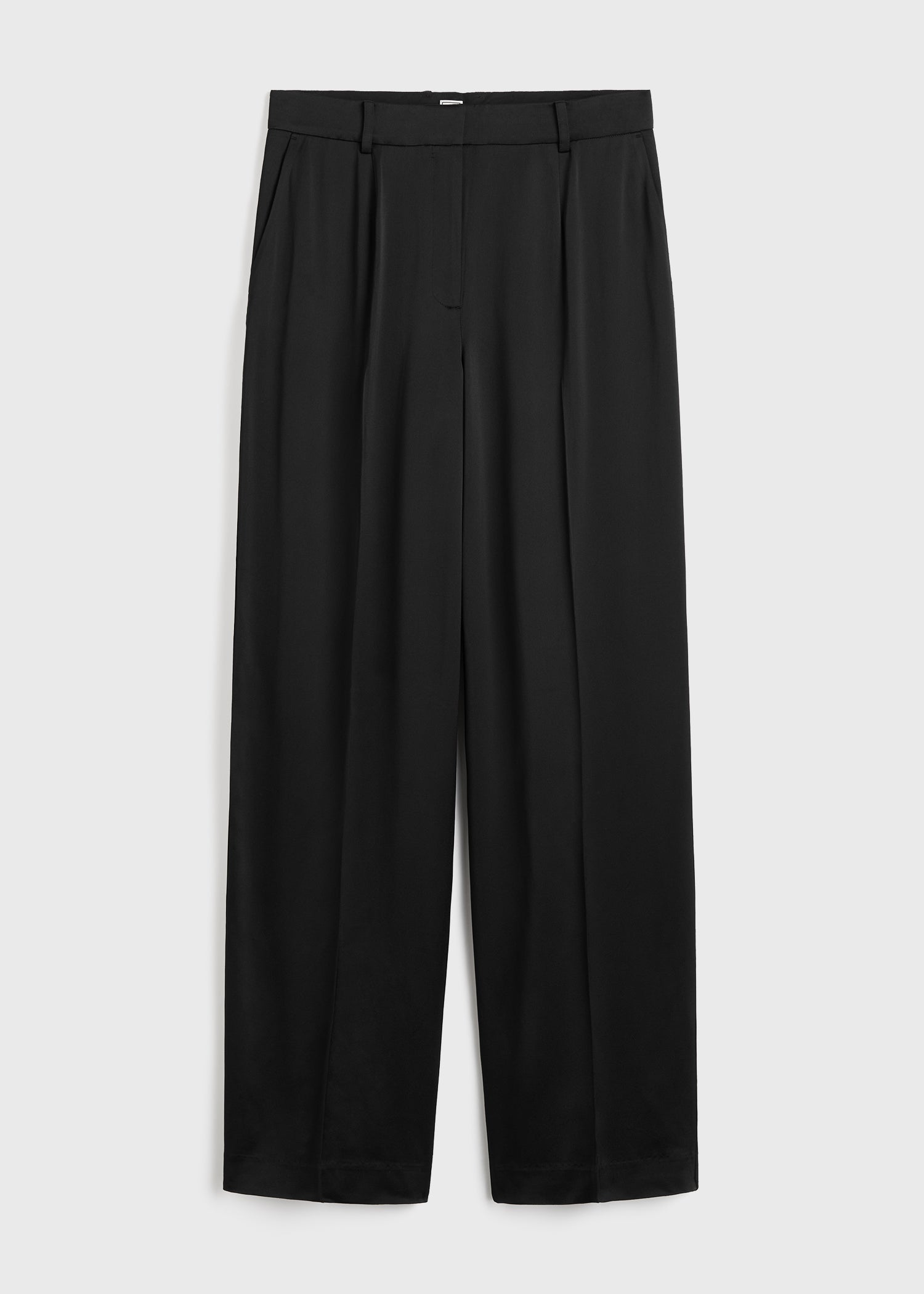 WIDE SATIN TROUSERS