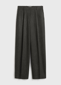 WIDE FLANNEL TROUSERS