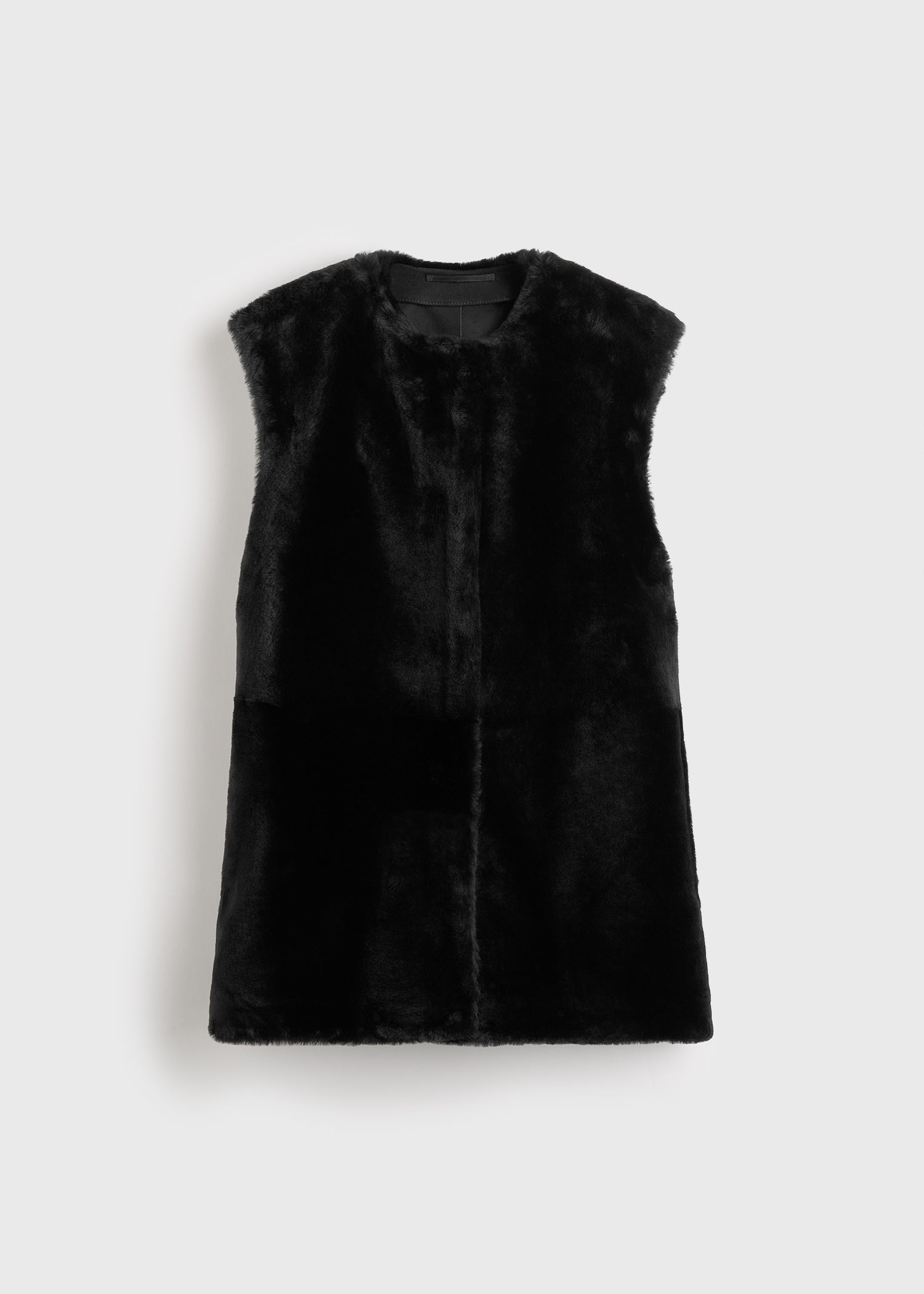 PLUSH SHEARLING VEST
