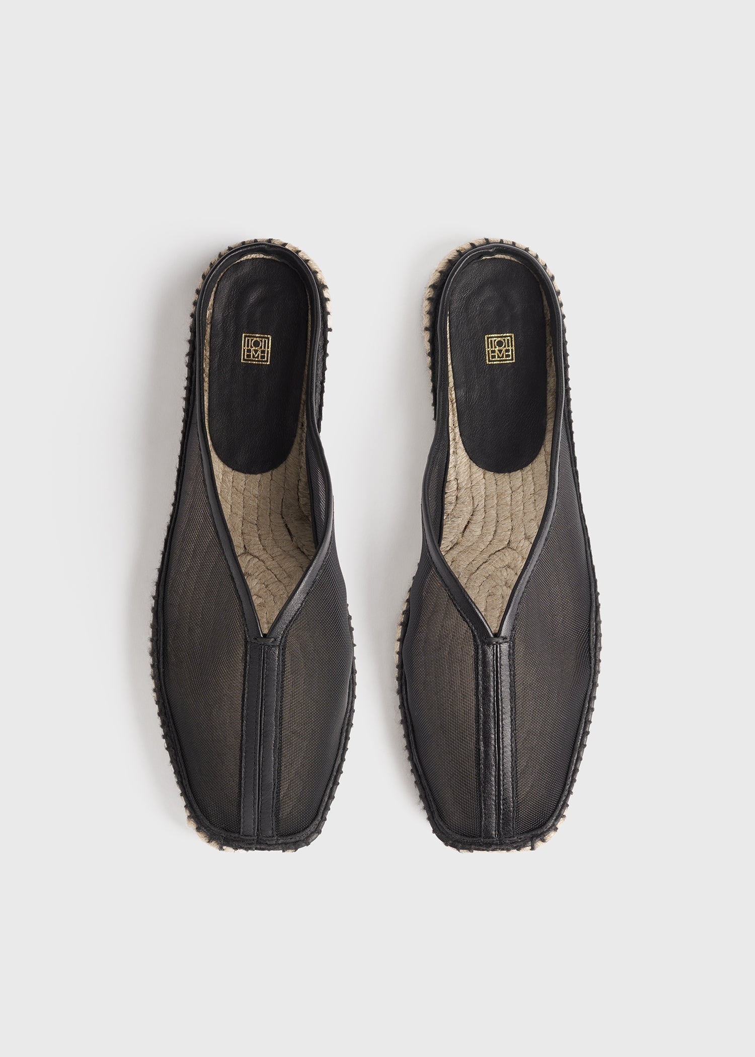 Espadrilles en mesh semi-transparent - Black