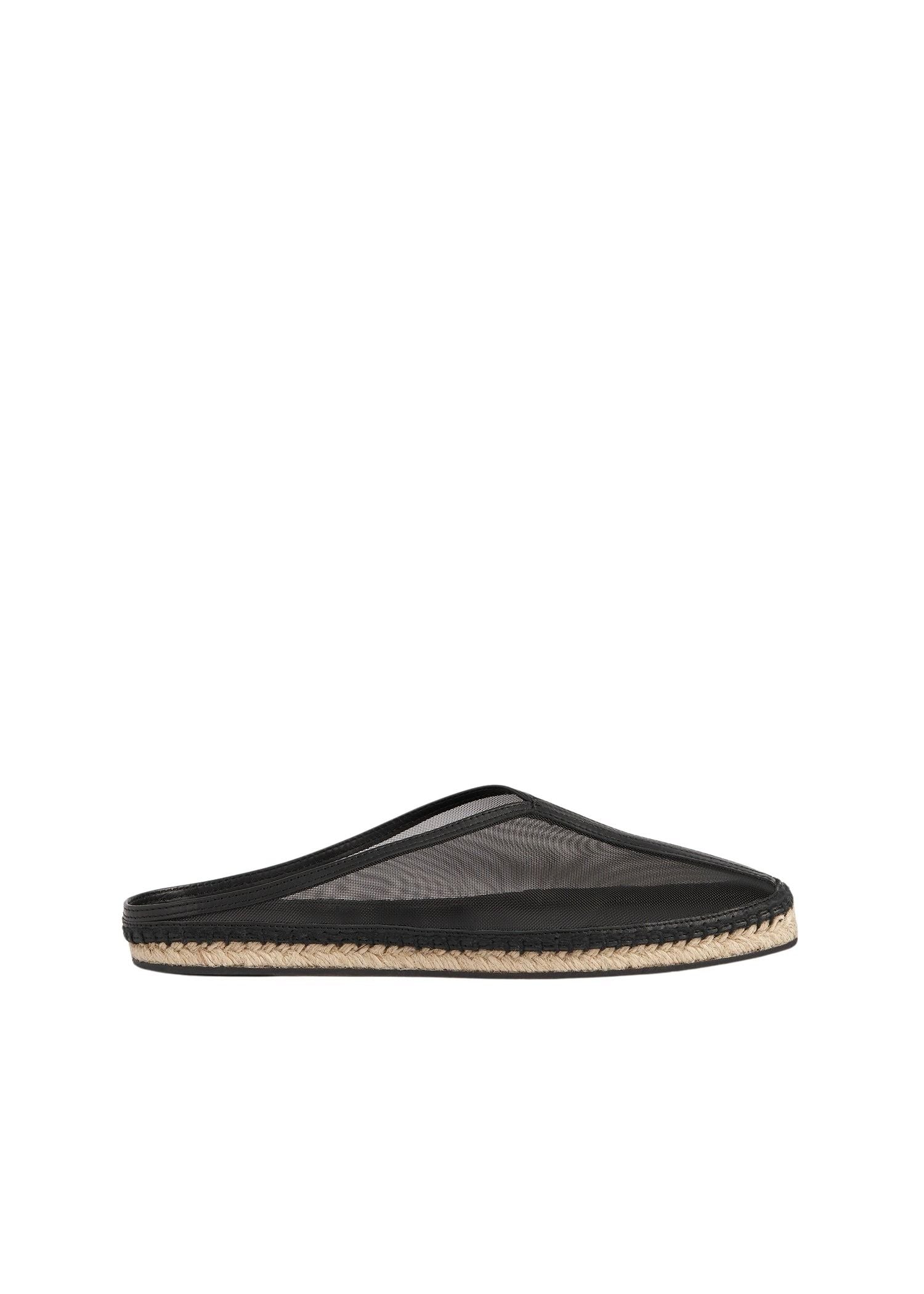 Espadrilles en mesh semi-transparent - Black