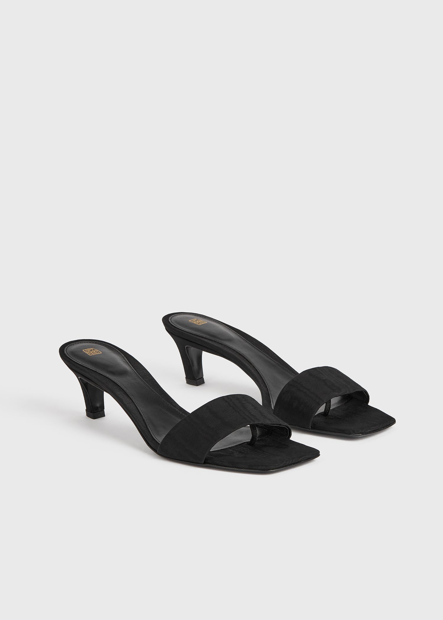 Mules 55 à bride large - Black