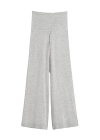 Pantalon en soie et cachemire - Grey melange