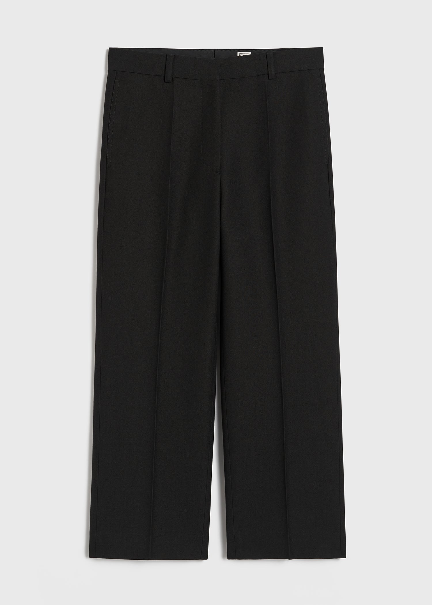 STRAIGHT CROPPED TROUSERS