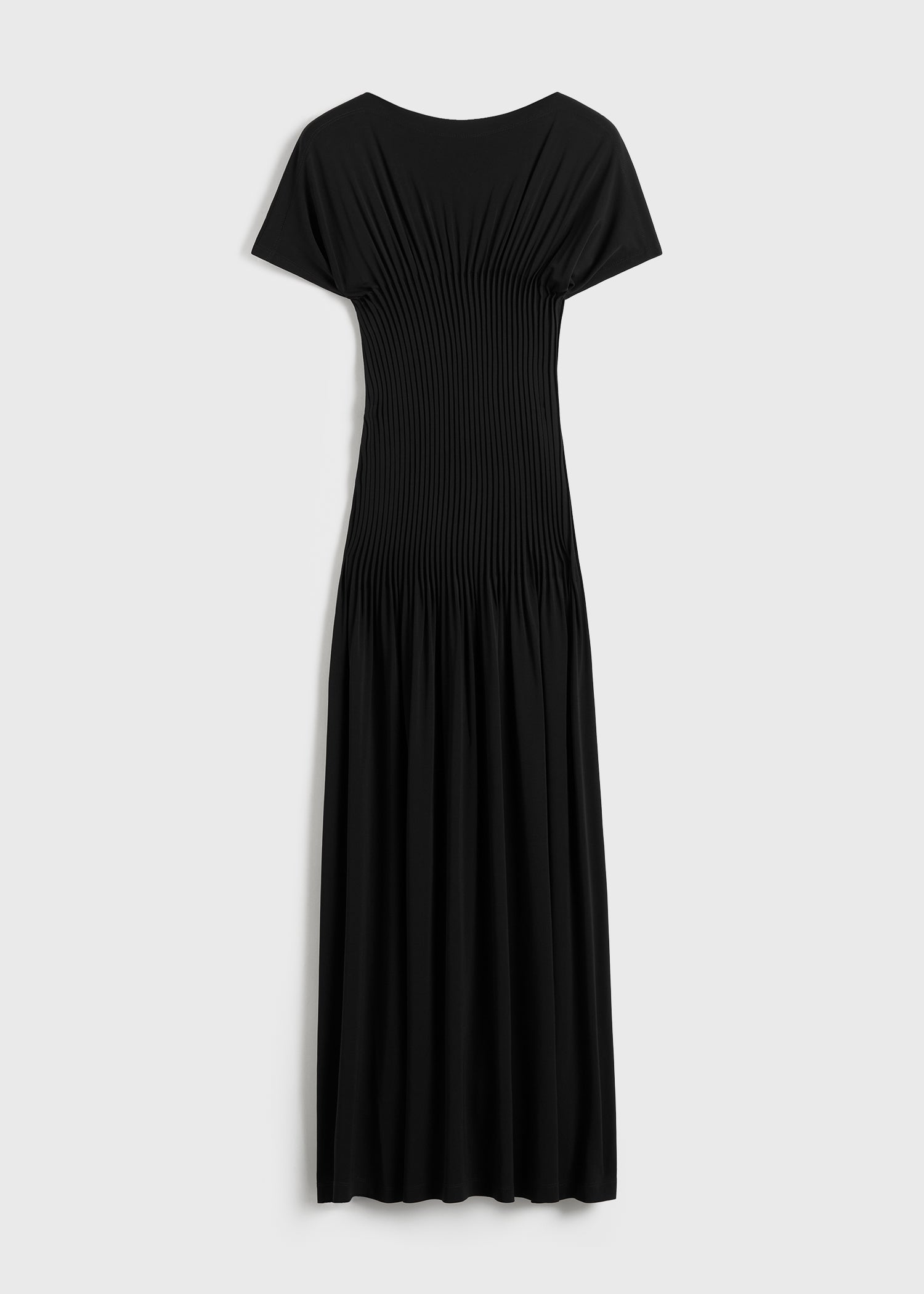 KNIFE-PLEATED JERSEY DRESS