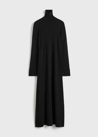 SLIT SLEEVE KNIT DRESS