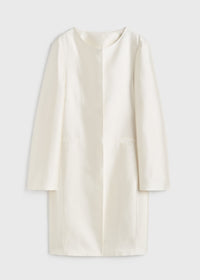 COLLARLESS COAT