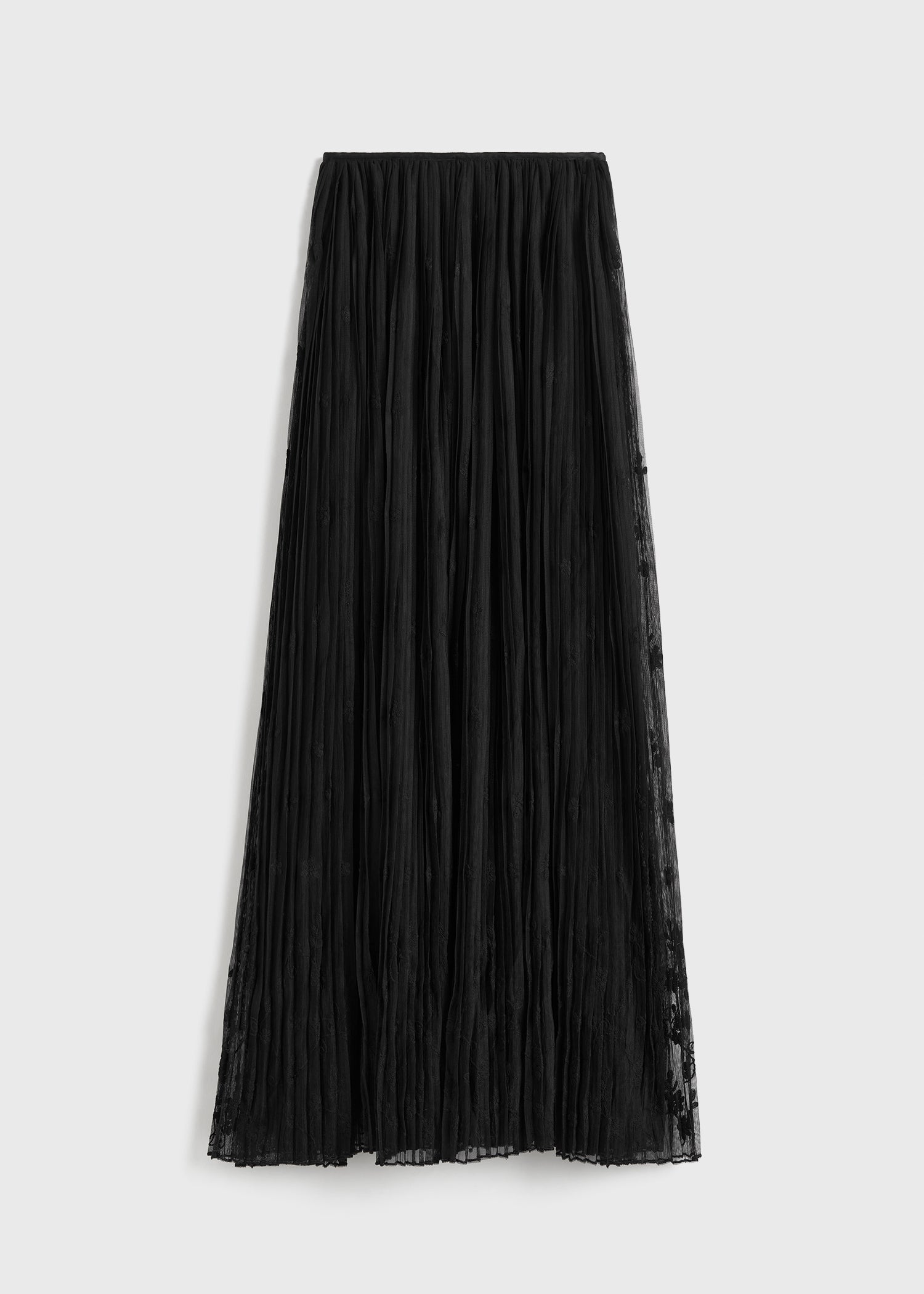 FLORAL TULLE SKIRT