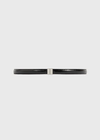 SLIDE CLASP NAPLACK-LEATHER BELT