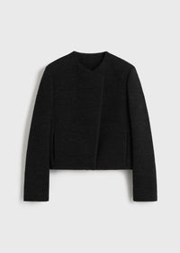 CROPPED BOUCLÉ JACKET