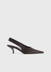 CLASSIC SATIN SLINGBACKS