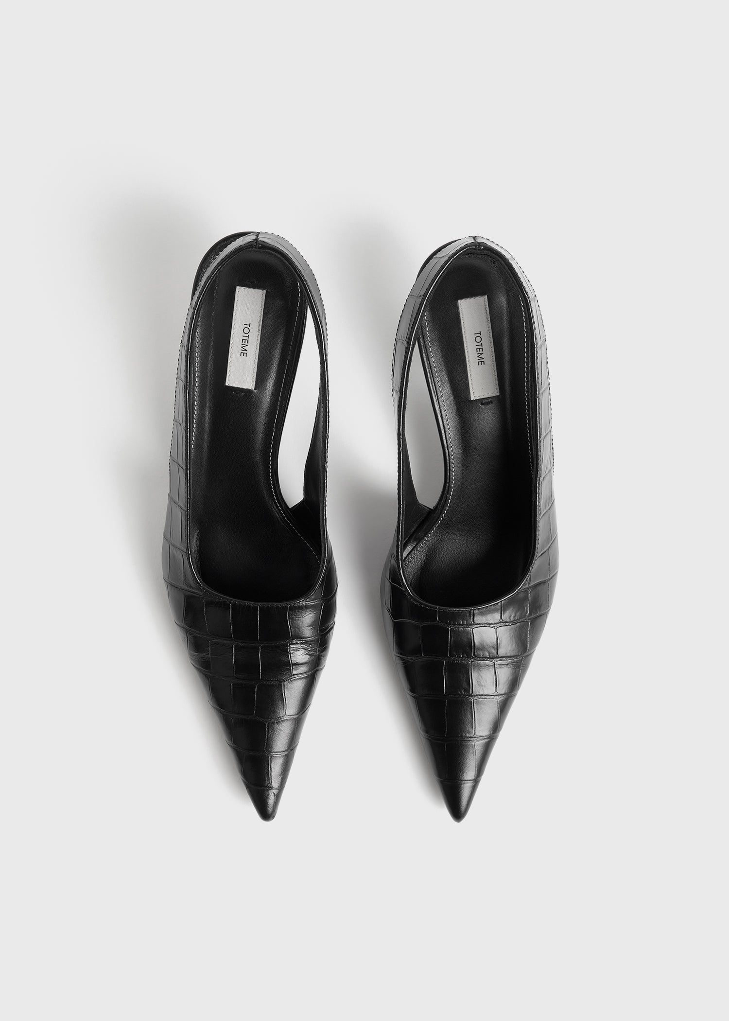 CLASSIC CROCO-EMBOSSED SLINGBACKS