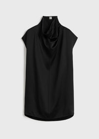 SLEEVELESS FUNNEL-NECK TOP