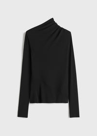 DRAPED JERSEY TOP