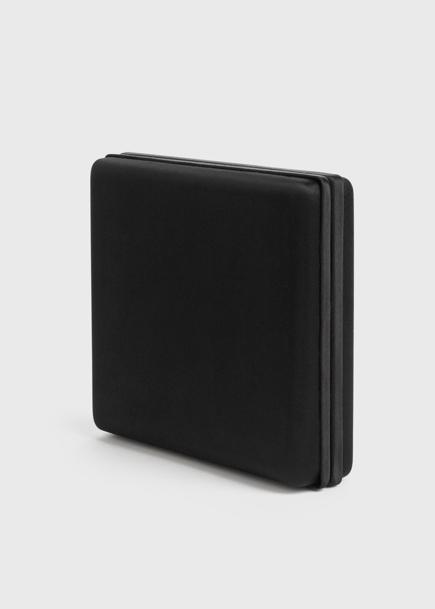 SATIN BOX CLUTCH
