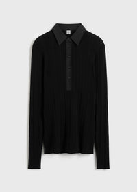HALF-PLACKET KNIT SHIRT