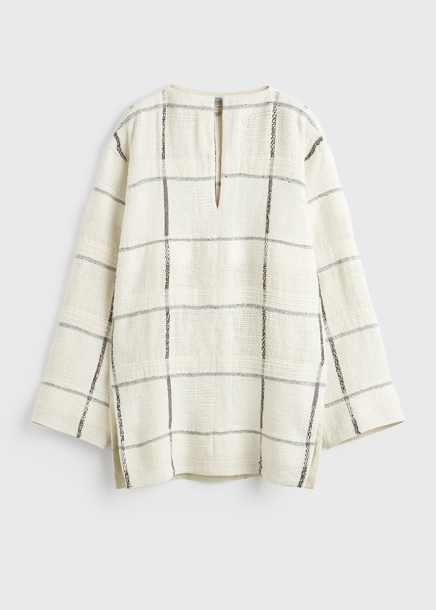 WINDOWPANE-CHECK TUNIC