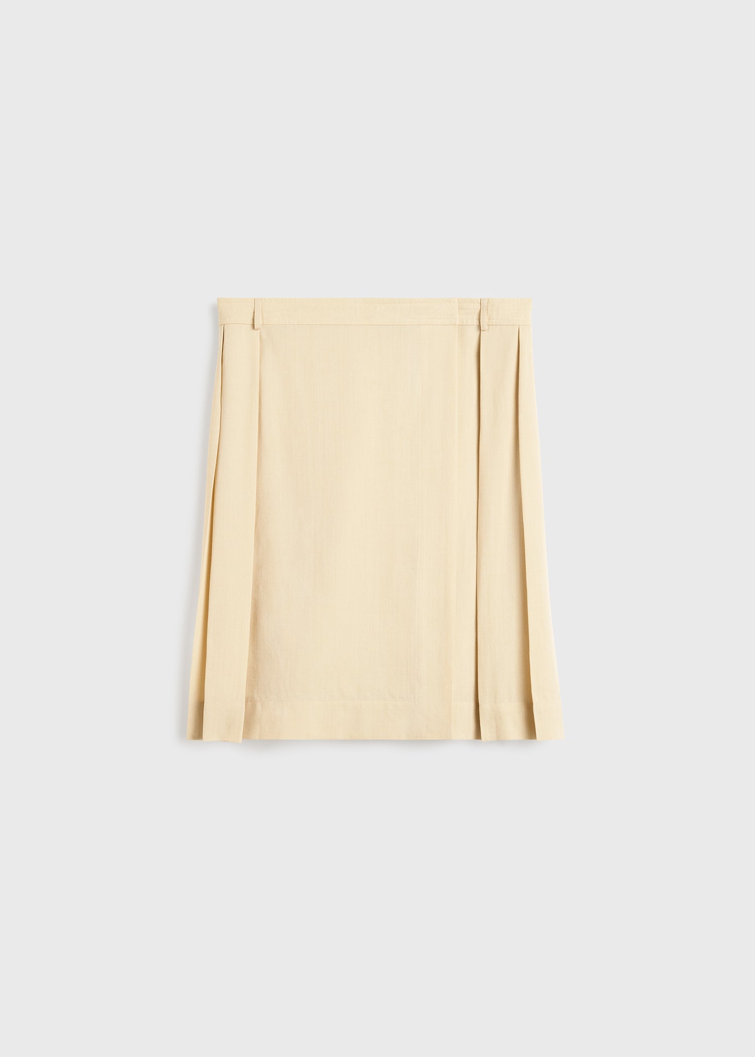 PLEATED WRAP SKIRT