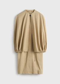DETACHABLE CAPE COAT