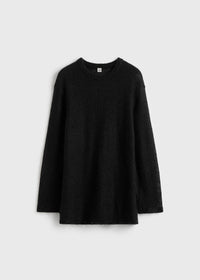 LONG OPEN WEAVE KNIT