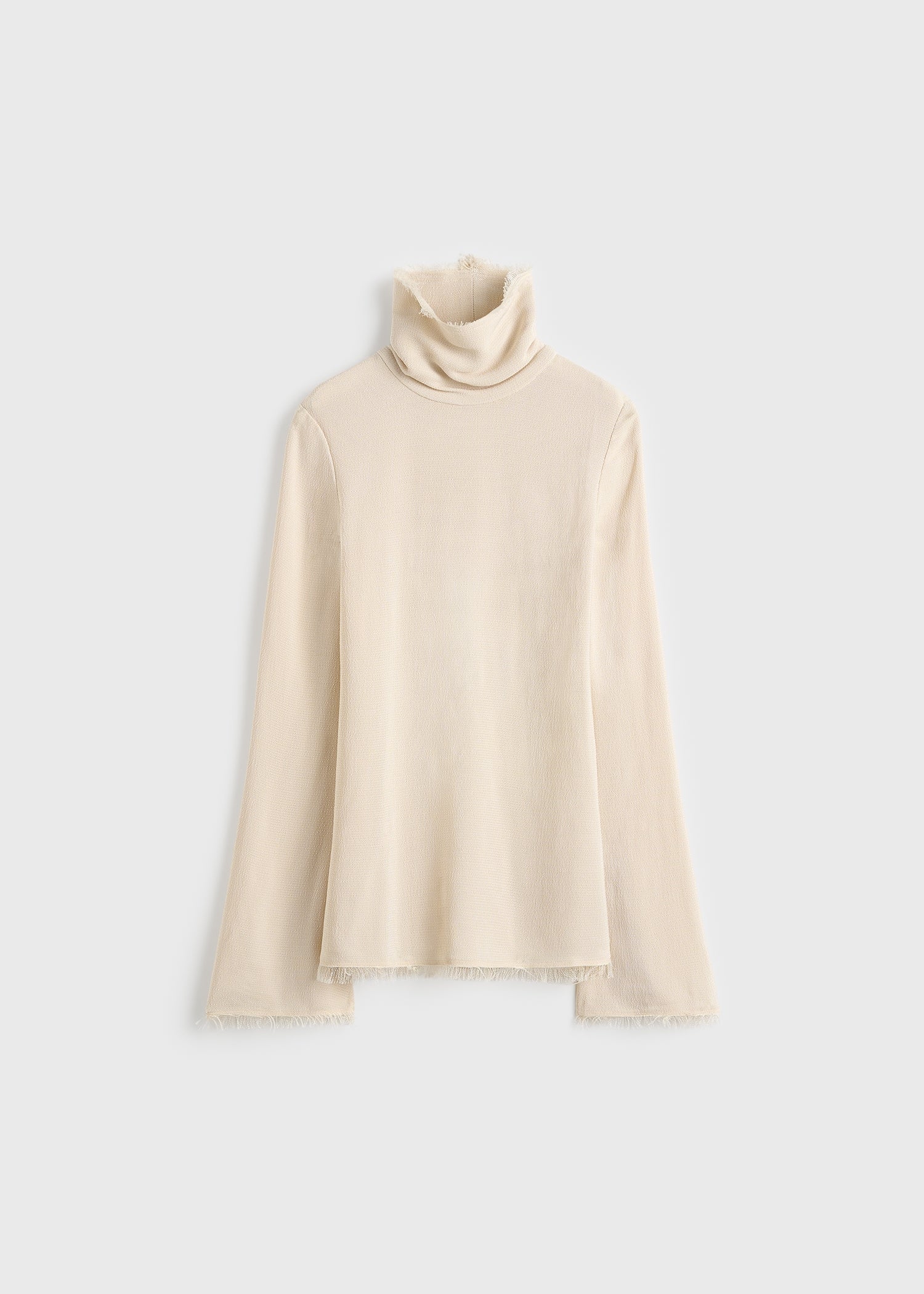 FRAYED-EDGE SLIM TOP