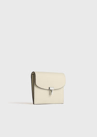 T-LOCK GRAINED-LEATHER CARDHOLDER