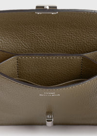 T-LOCK GRAINED-LEATHER CARDHOLDER