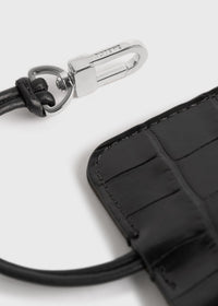 CROCO-EMBOSSED KEYRING