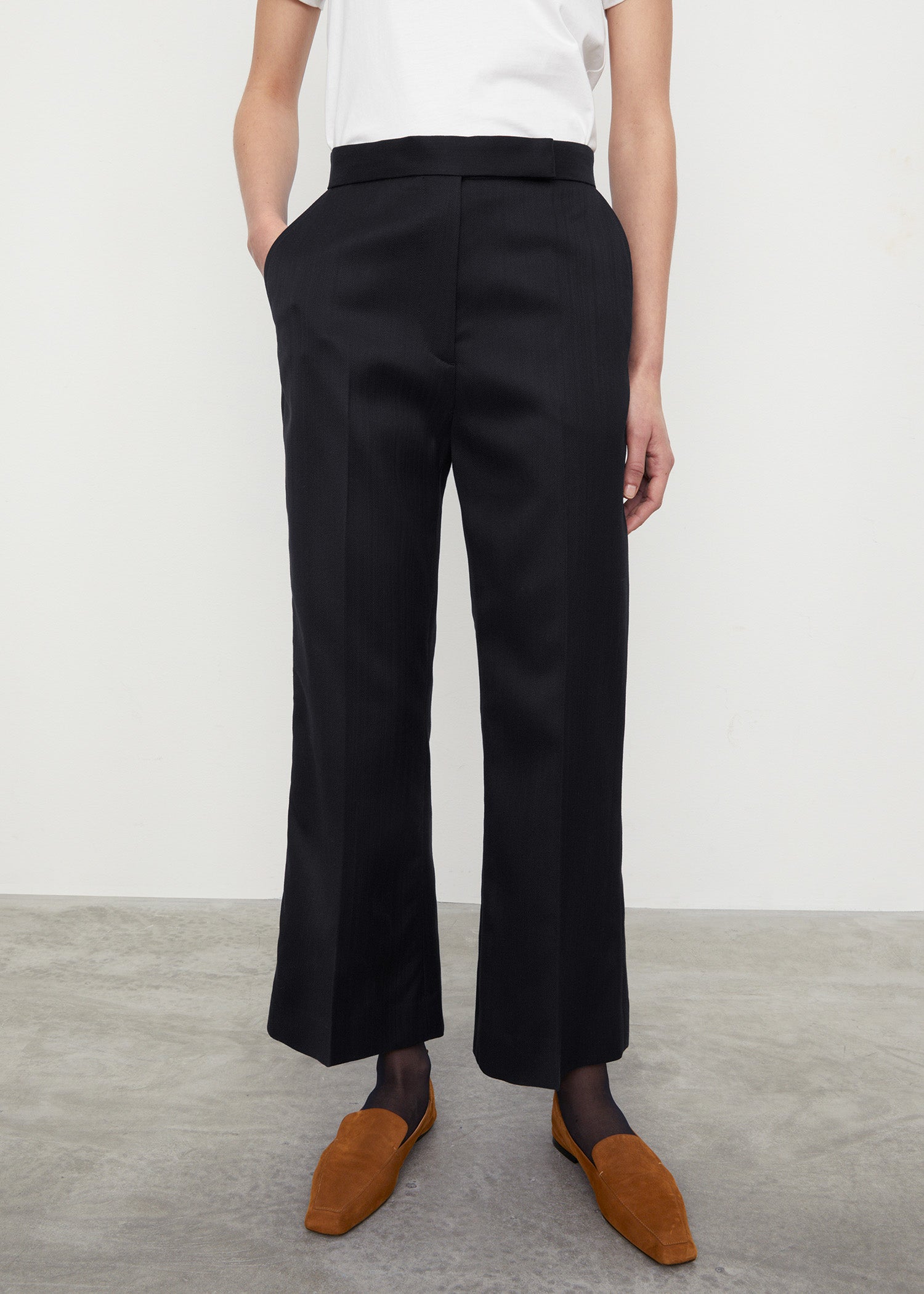 Pantalon coupe évasée - Black