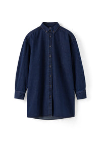 Chemise longue en denim - Dark Indigo