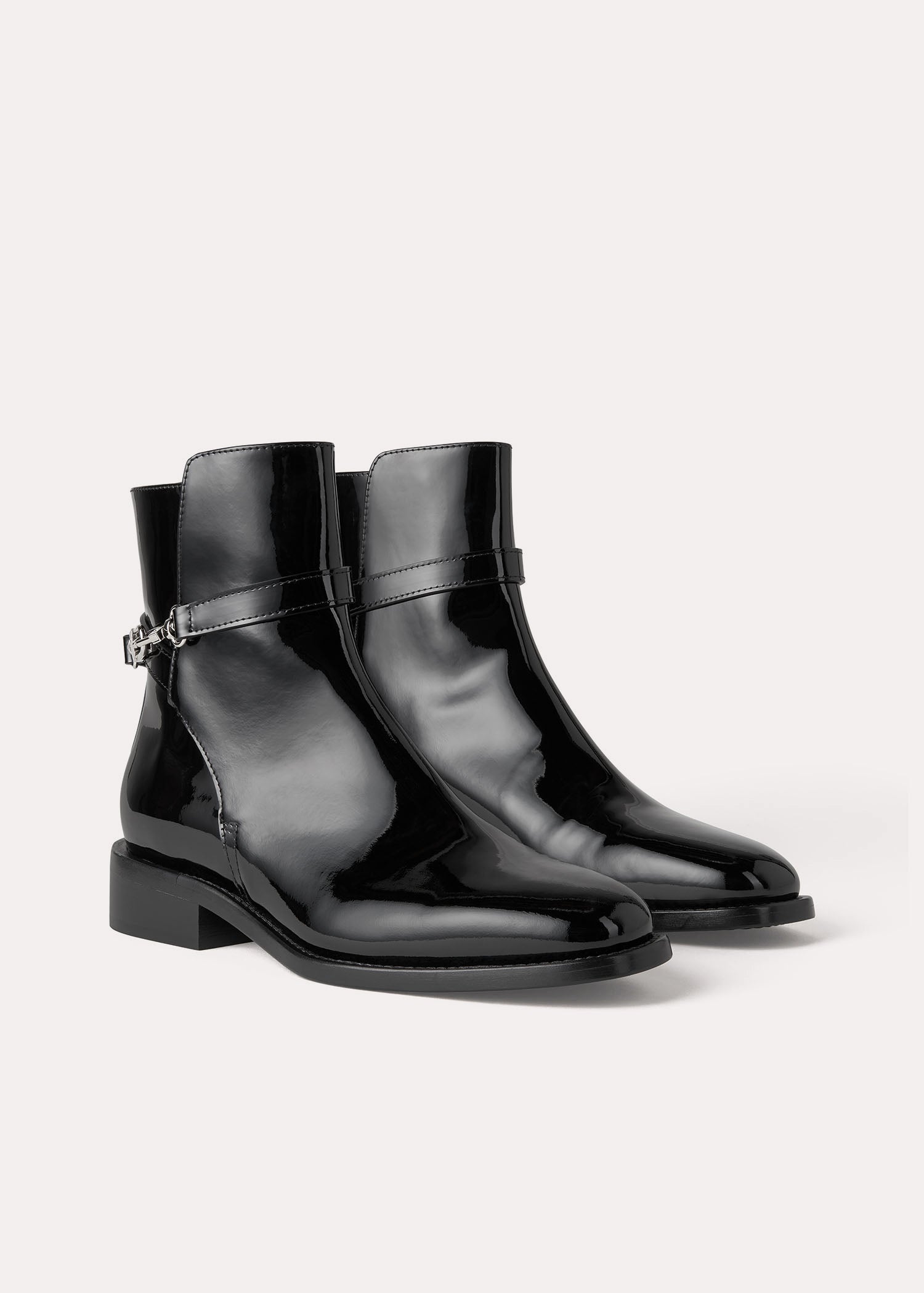 Bottines Jodhpur 30 en cuir - Black