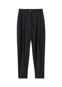 Pantalon fuselé - Black Pinstripe
