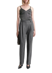 Satin cami tank top - Lead
