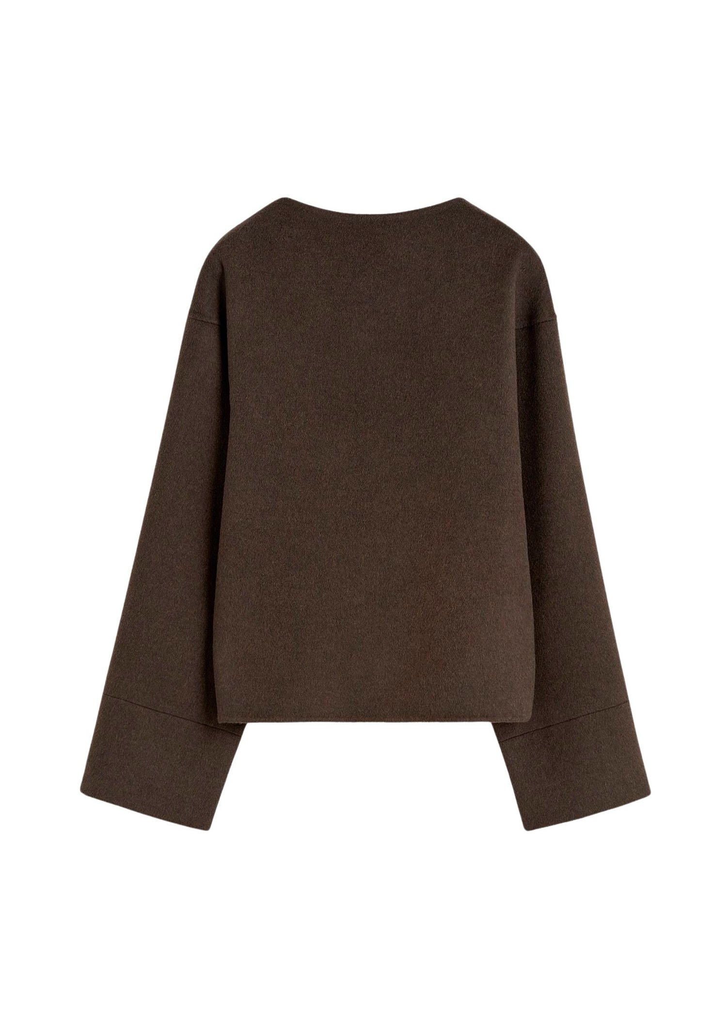 Pull trapèze en laine - Chocolate Melange