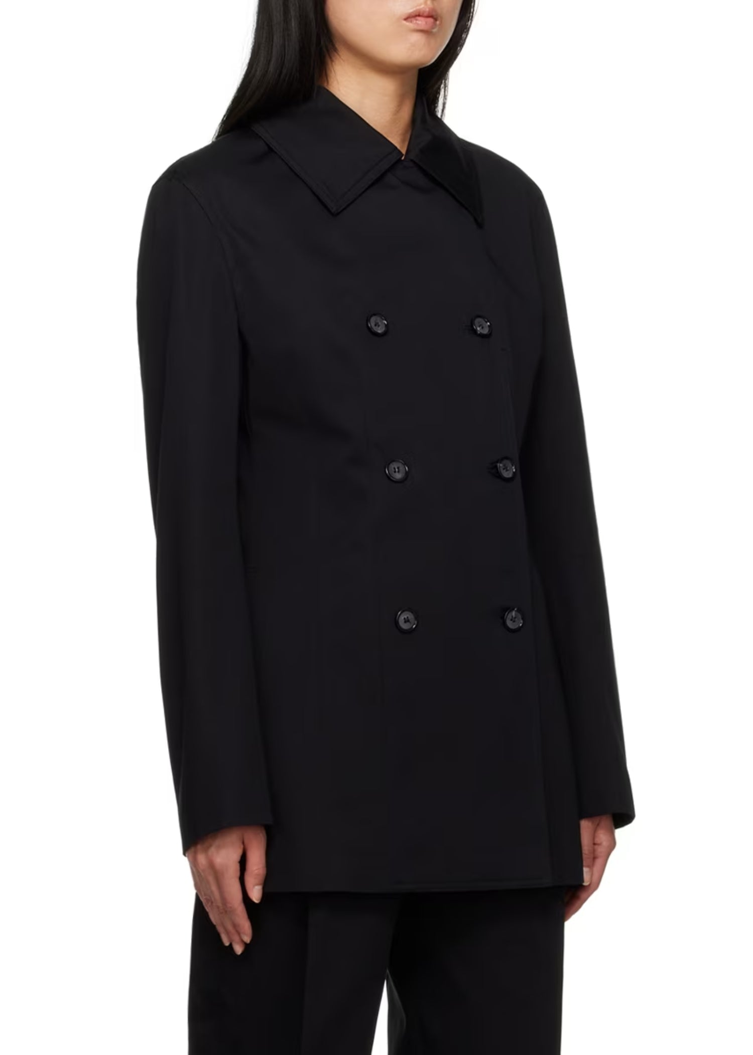 Veste structurée à boutons - Black