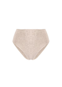 Smocked bikini bottoms - Overcast Beige