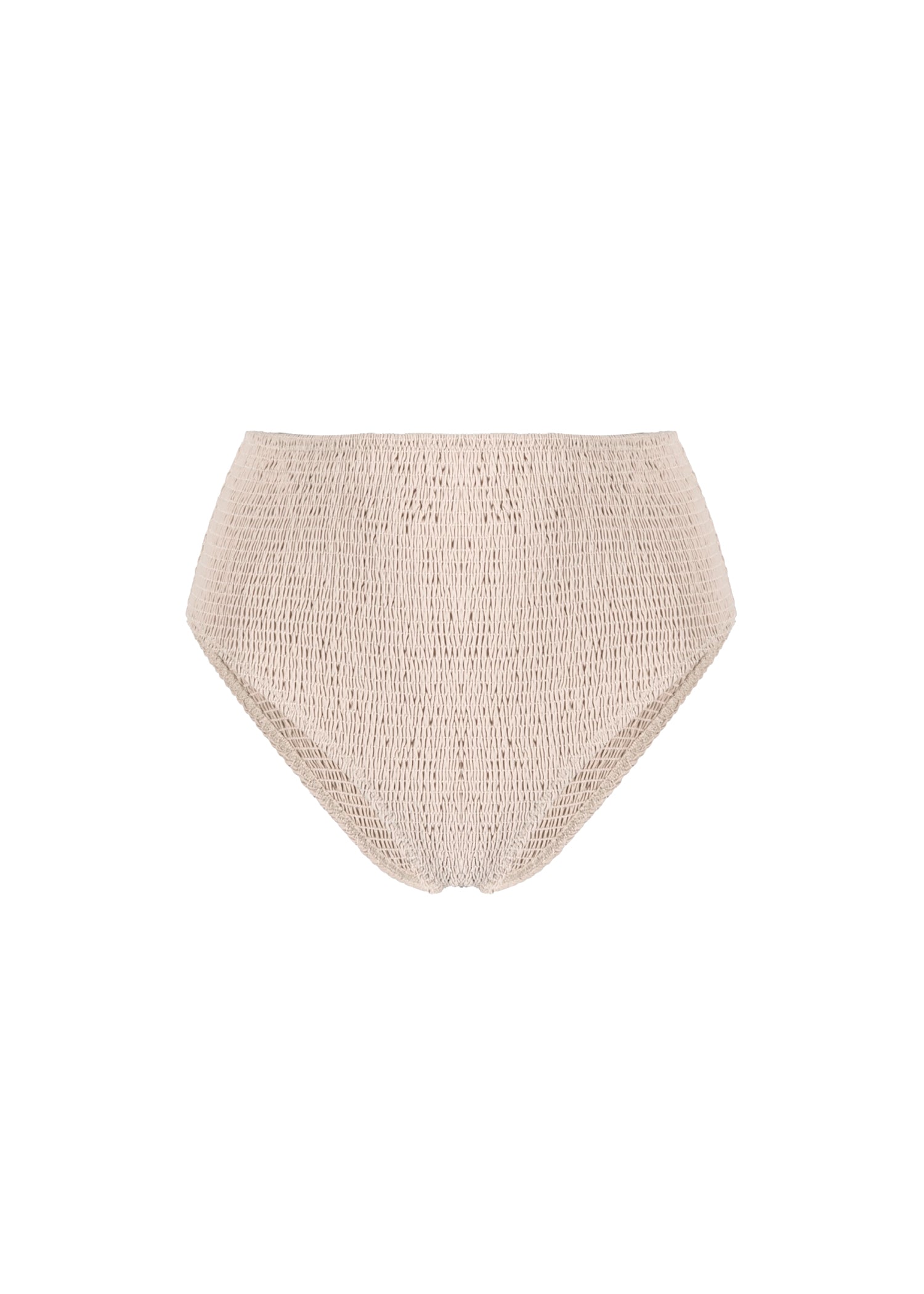 Smocked bikini bottoms - Overcast Beige