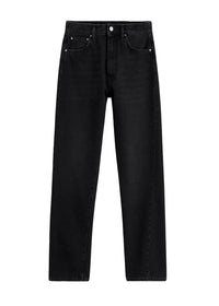 Pantalon à coutures torsadées en denim - Black Rinse