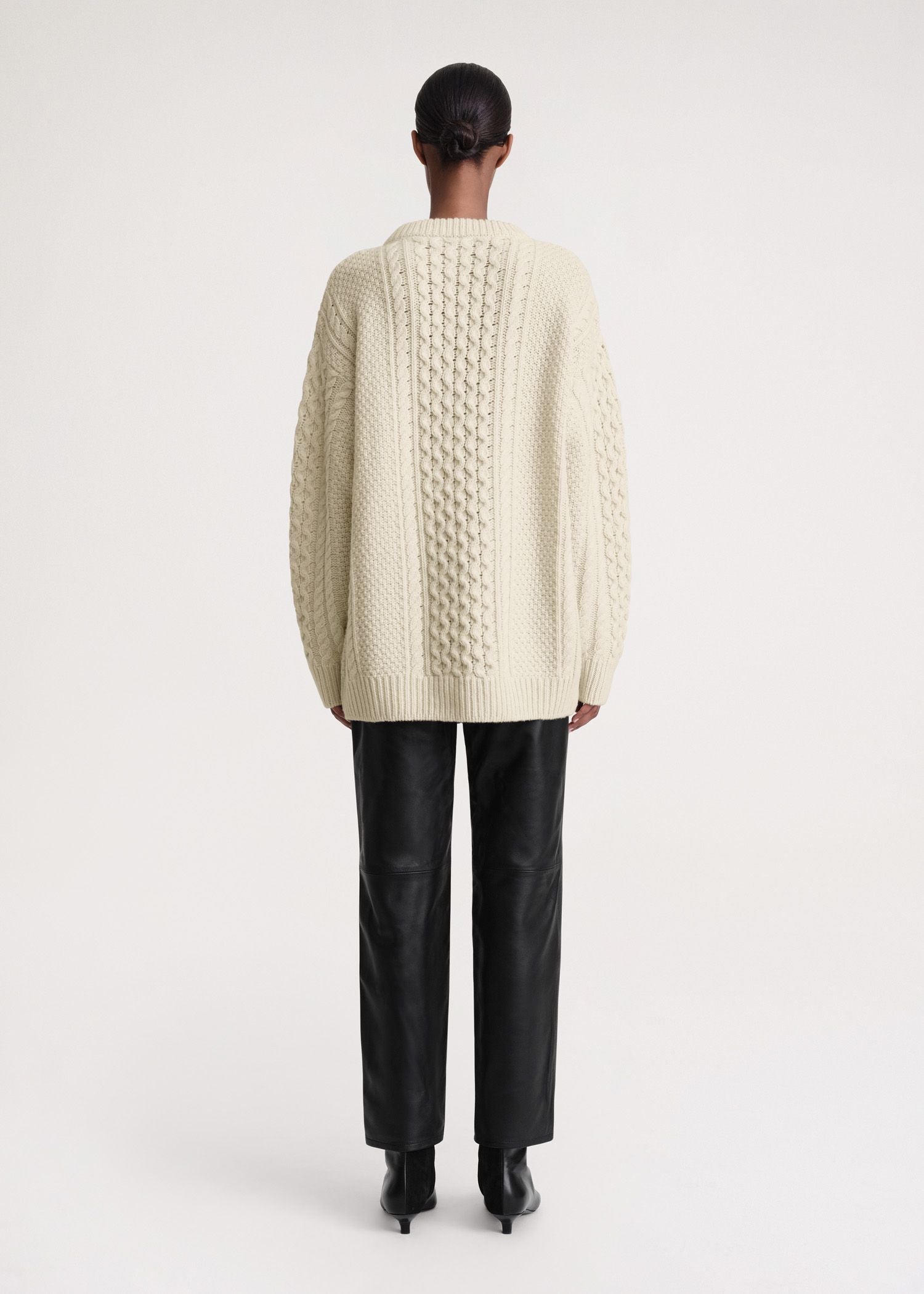 Pull  oversize en laine - Cream