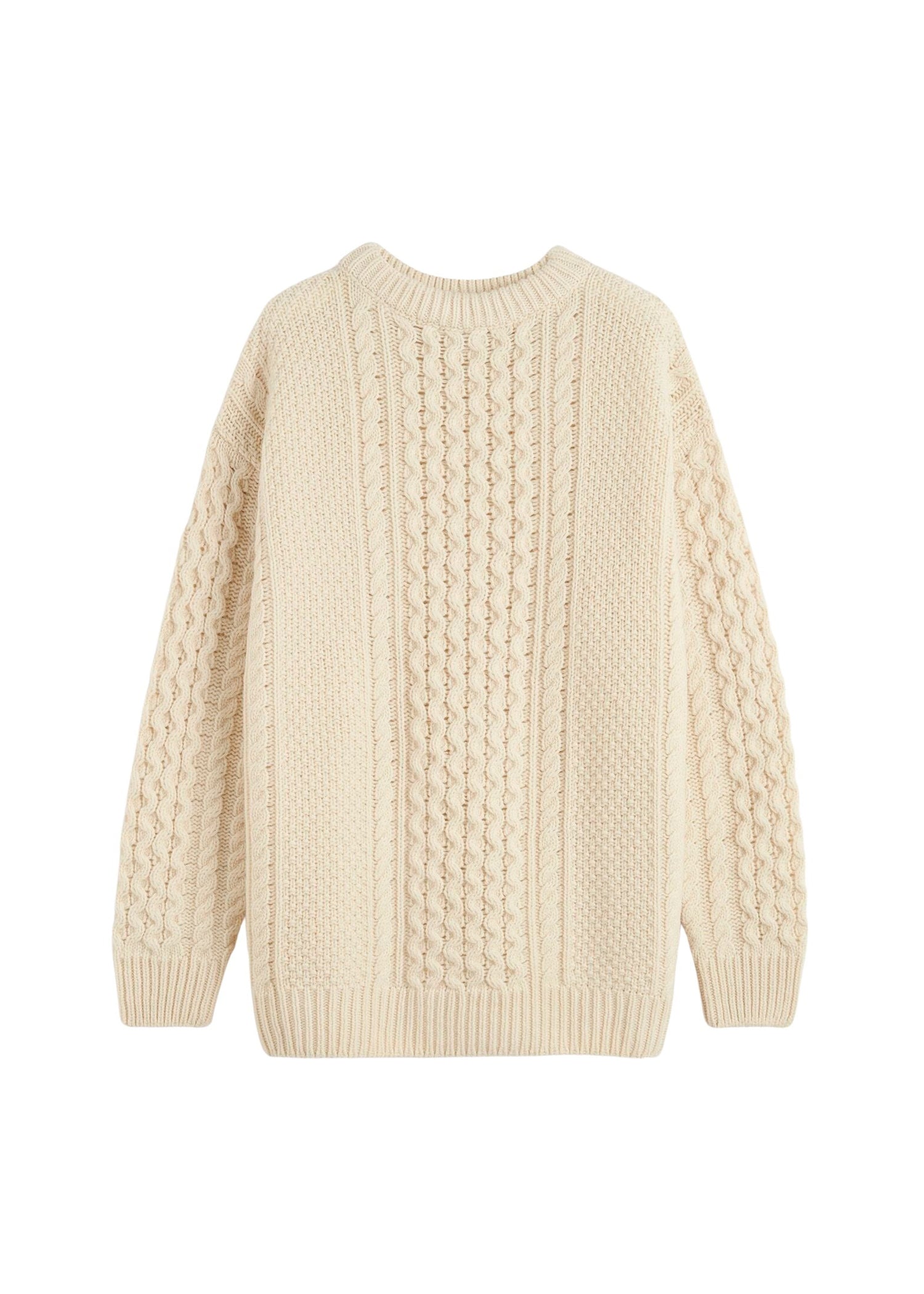 Pull  oversize en laine - Cream
