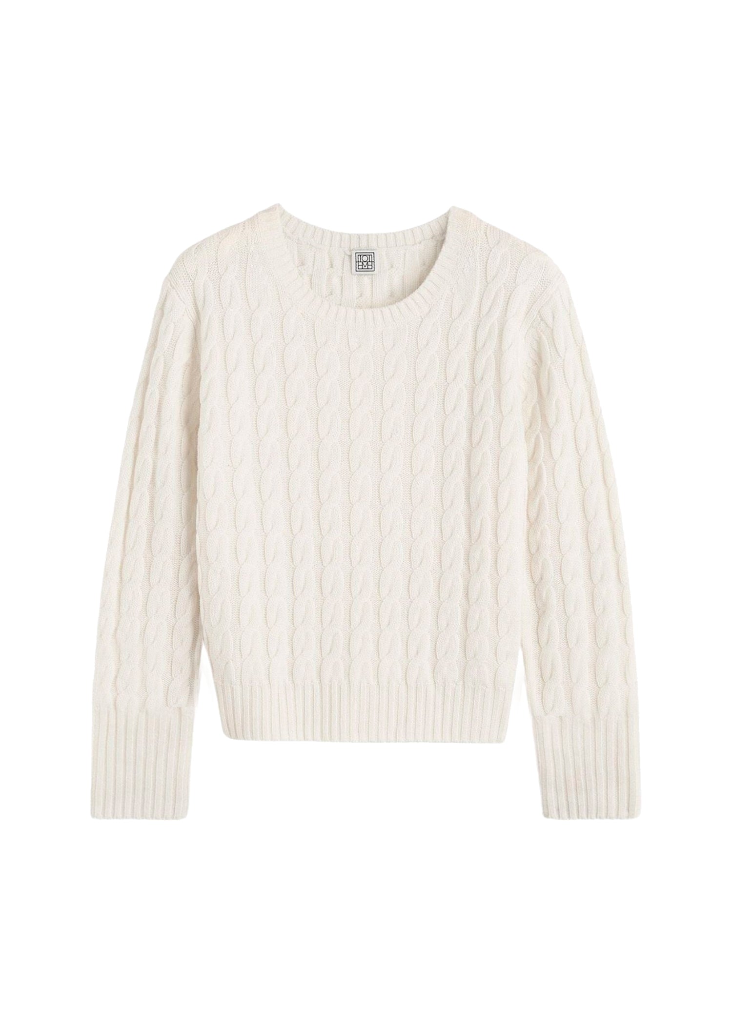 Pull tricoté en laine - Cream