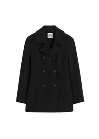 Veste structurée en laine - Black