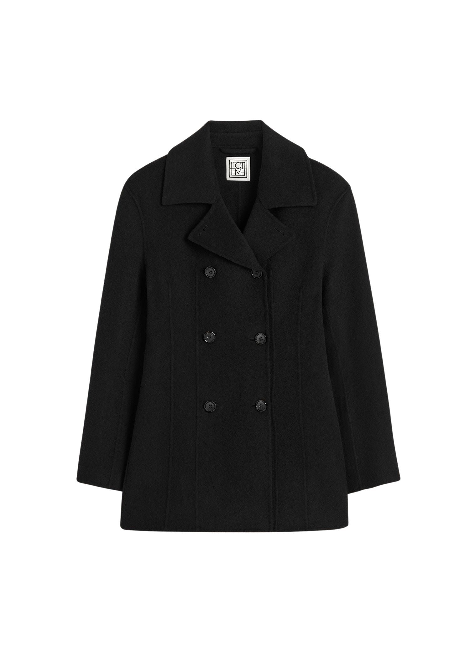 Veste structurée en laine - Black