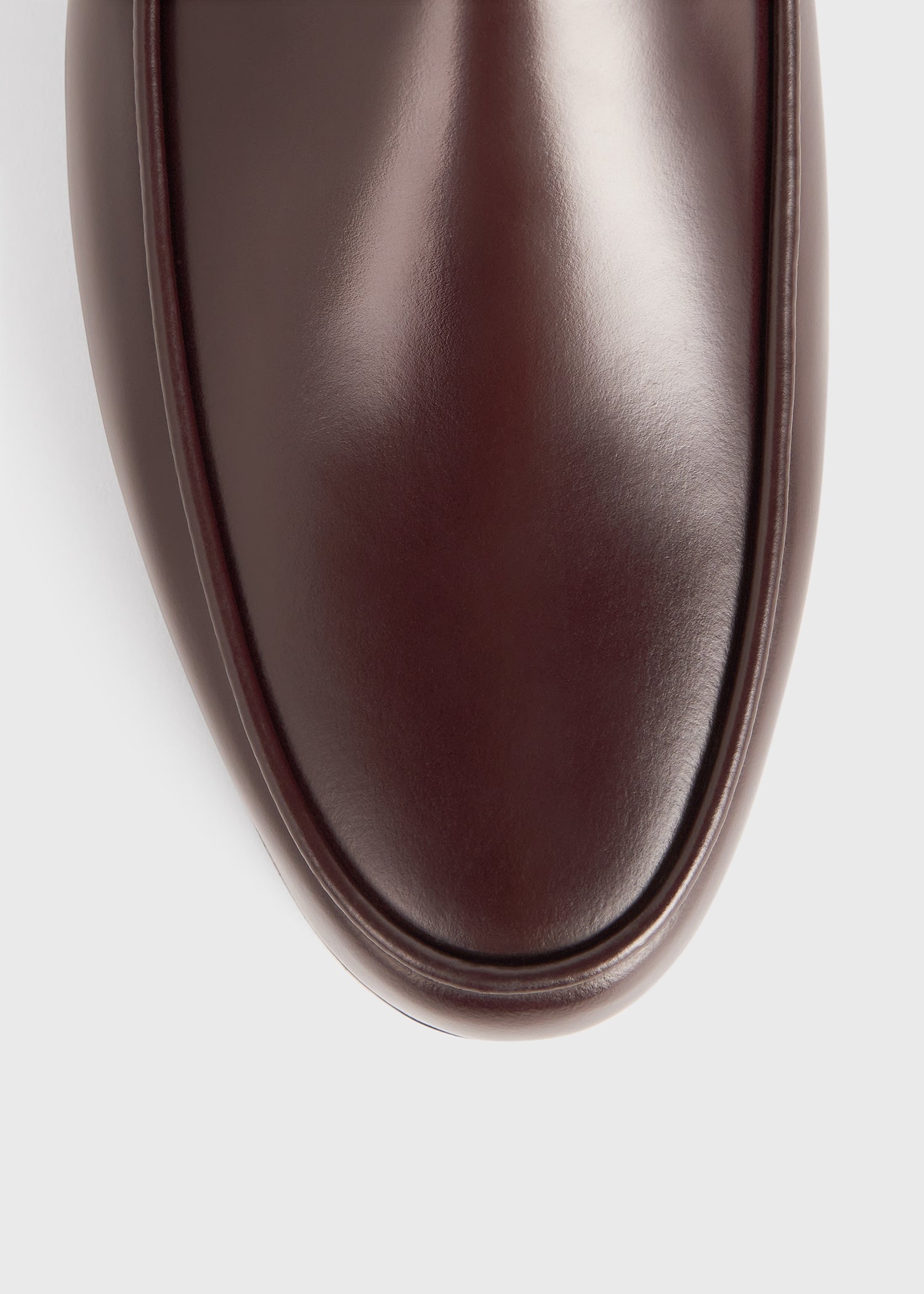 Mocassins en cuir - Burgundy
