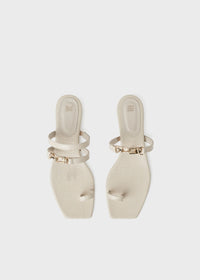 Sandales à double fermoir en cuir - Sand Croco