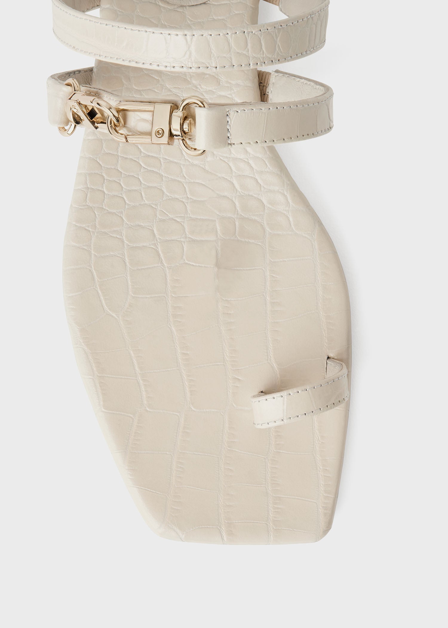 Sandales à double fermoir en cuir - Sand Croco