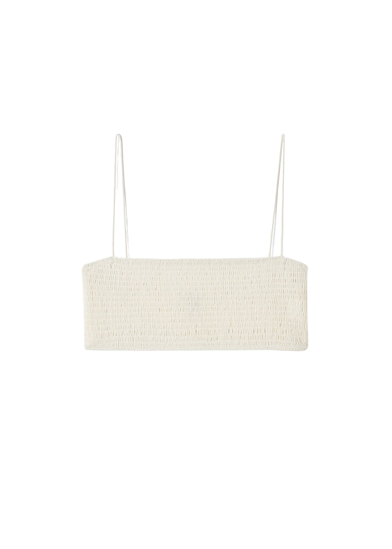 Haut de bikini à smocks - Tofu